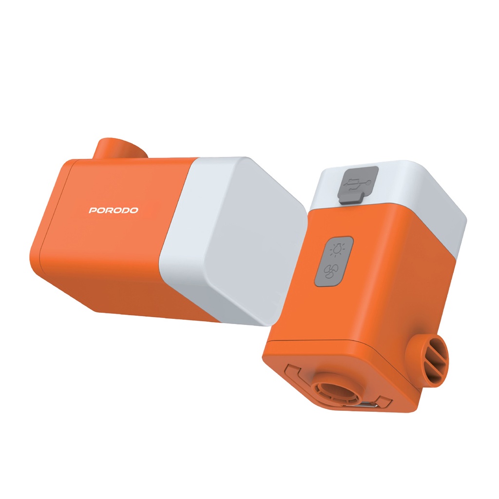 PORODO LIFESTYLE 4 FUNCTION PORTABLE PUMP ORANGE PD-LFST041-OG thumbnail 4