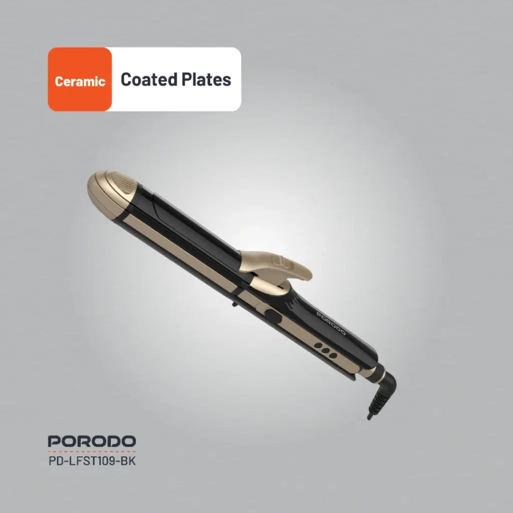 PORODO LIFESTYLE 4 STYLES HAIR IRON BLACK PD-LFST109-BK thumbnail 12