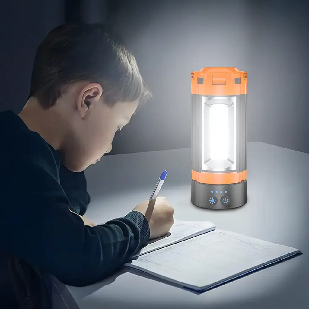 PORODO LIFESTYLE 9000MAH WORK LANTERN FOLDABLE MULTI MODE LED LIGHT ORANGE PDLFSTXQZ10OR thumbnail 11