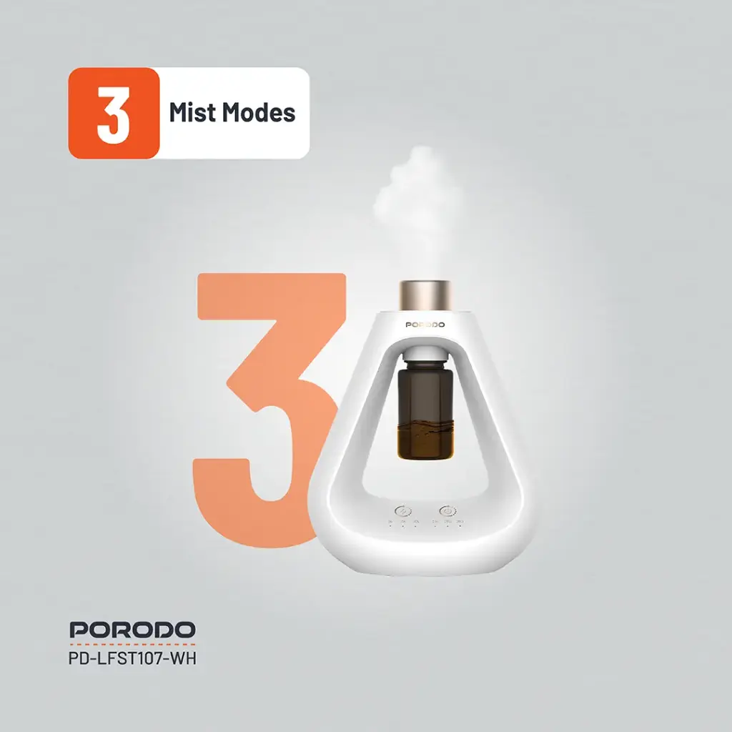PORODO LIFESTYLE AROMA SPHERE WATERLESS DIFFUSER WHITE PD-LFST107-WH thumbnail 21