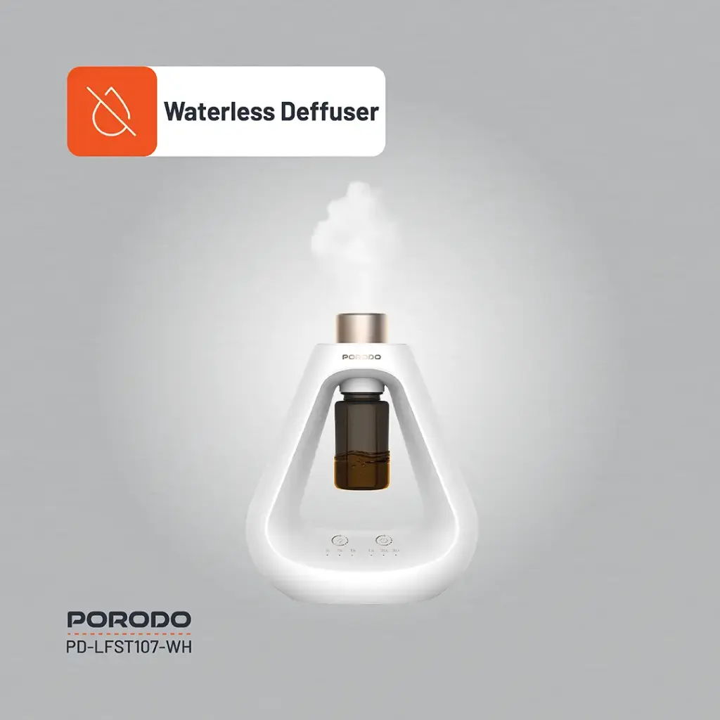 PORODO LIFESTYLE AROMA SPHERE WATERLESS DIFFUSER WHITE PD-LFST107-WH thumbnail 8