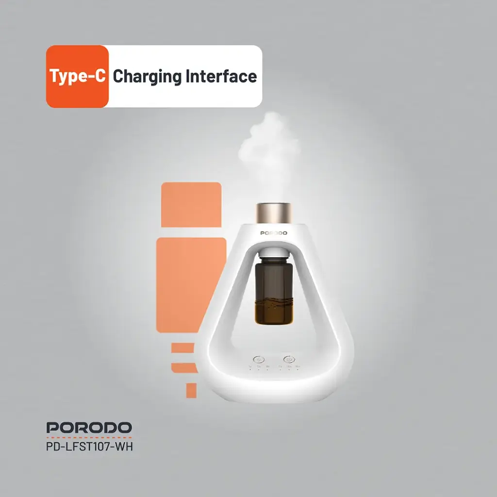 PORODO LIFESTYLE AROMA SPHERE WATERLESS DIFFUSER WHITE PD-LFST107-WH thumbnail 17