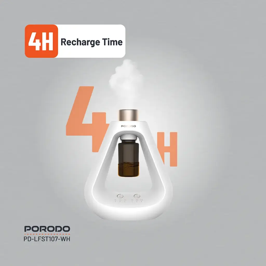 PORODO LIFESTYLE AROMA SPHERE WATERLESS DIFFUSER WHITE PD-LFST107-WH thumbnail 25
