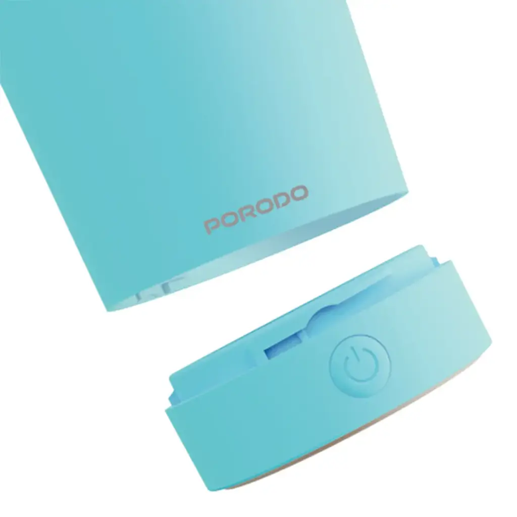 PORODO LIFESTYLE AUTOMATIC MAGNETIC STIRRING MUG HIGH SPEED MIXING BLUE PDSSMHQ168BL thumbnail 4