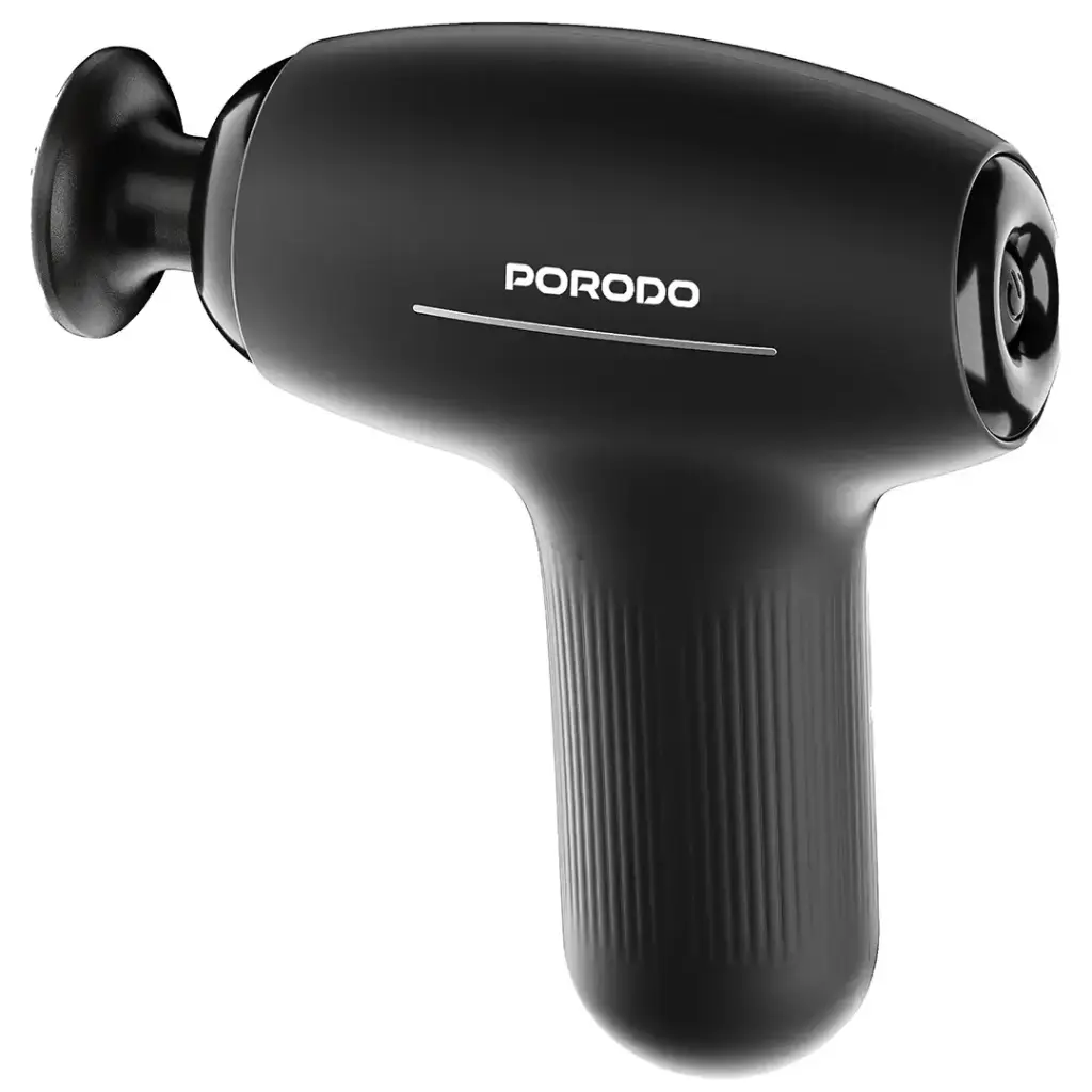 PORODO LIFESTYLE CORDLESS MINI MASSAGE GUN BLACK PDLFSTMG01BK thumbnail 11