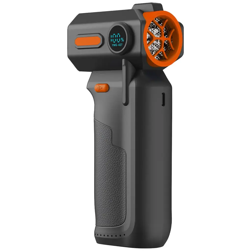 PORODO LIFESTYLE CORDLESS TURBO AIR DUSTER WITH LED LIGHT BLACK PDTBYMG826BK thumbnail 7