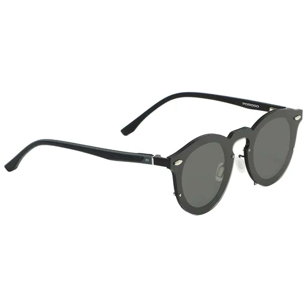 PORODO LIFESTYLE DALE ROUND FRAME SUNGLASSES BLACK PDLFST5201BK thumbnail 5