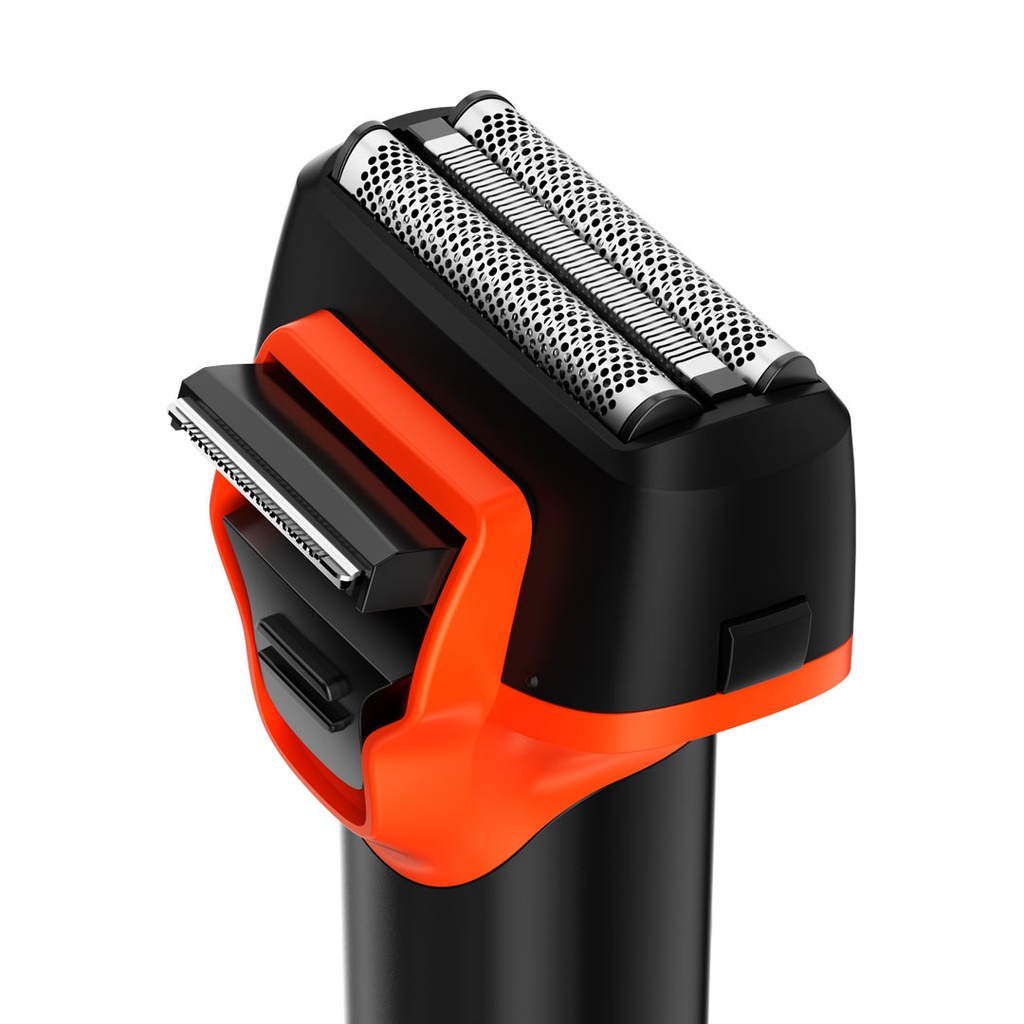 PORODO LIFESTYLE DUAL PURPOSE TRIMMER SEAMLESS CLOSE SHAVE BLACK PD-LSRSHAV-BK thumbnail 6
