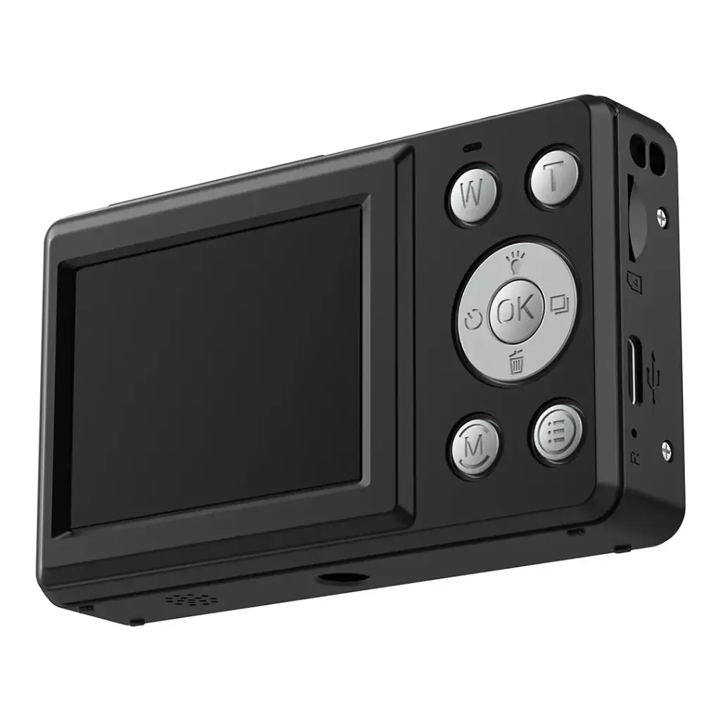 PORODO LIFESTYLE DUAL SCREEN DIGITAL CAMERA BLACK PD-ETK07-BK thumbnail 5