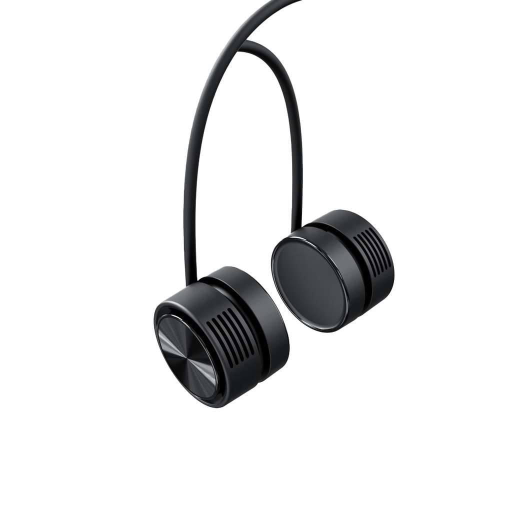 PORODO LIFESTYLE FLEXICOOL PORTABLE NECK FAN BLACK PD-LSNCFAN-BK thumbnail 6
