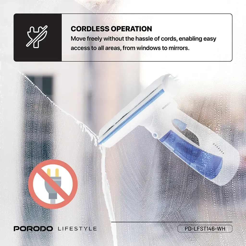 PORODO LIFESTYLE HANDHELD WINDOW  CLEANER PD-LFST146 thumbnail 8