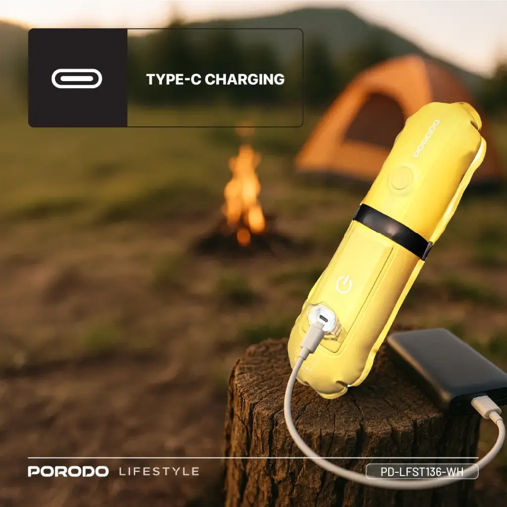 PORODO LIFESTYLE INFLATABLE OUTDOOR MAGNETIC TUBE LIGHT WHITE PD-LFST136-WH thumbnail 11