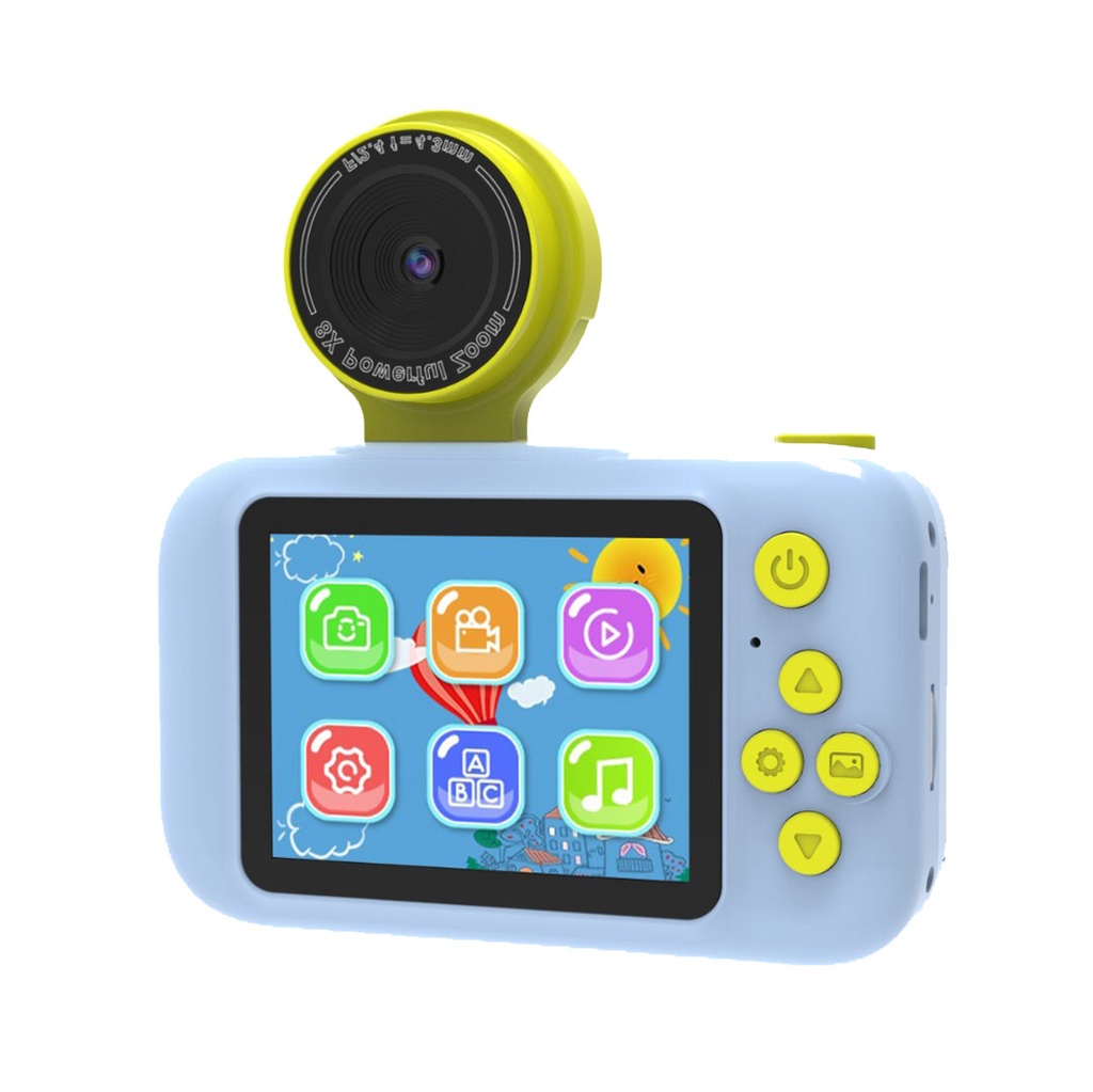 PORODO KIDS FLIP DIGITAL CAMERA WITH TRIPOD STAND BLUE PD-LFST014-BU thumbnail 10
