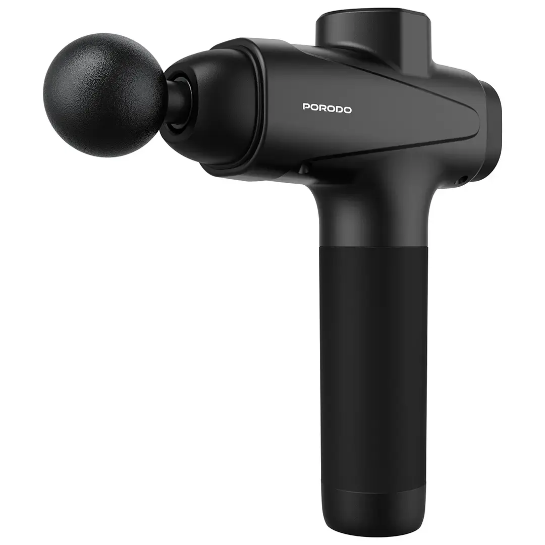 PORODO LIFESTYLE MULTI HEAD DEEP MASSAGE GUN BLACK PDLFSTNS066BK thumbnail 10