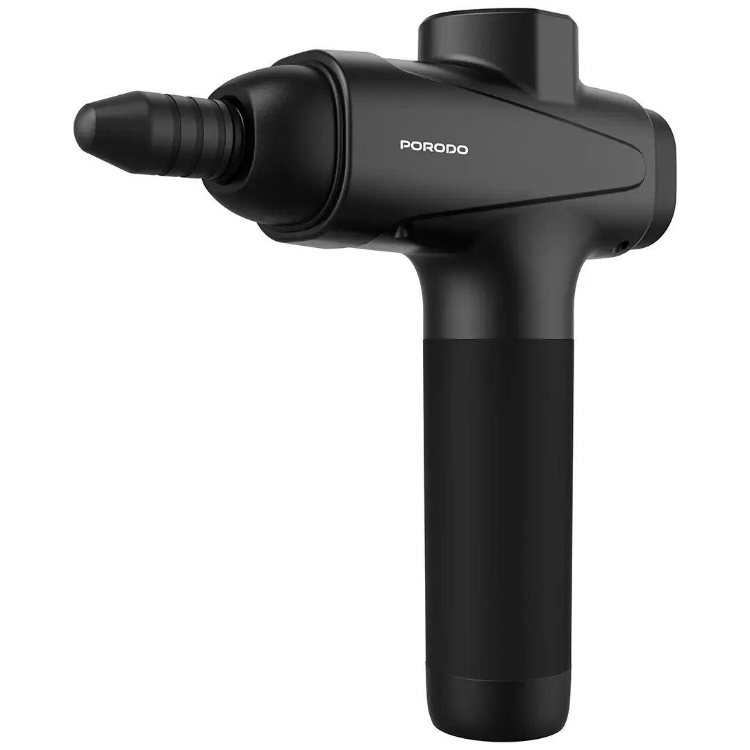 PORODO LIFESTYLE MULTI HEAD DEEP MASSAGE GUN BLACK PDLFSTNS066BK thumbnail 14