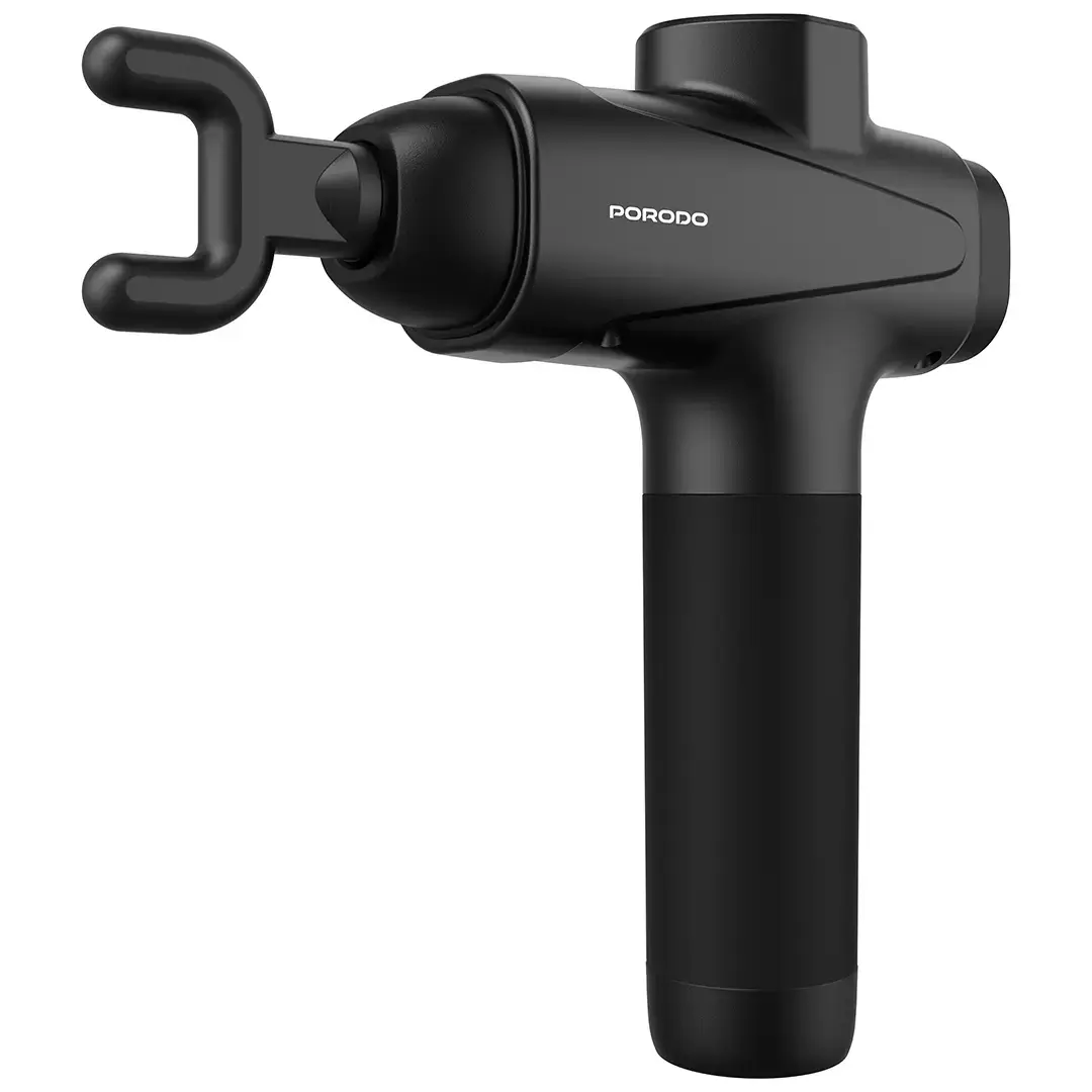 PORODO LIFESTYLE MULTI HEAD DEEP MASSAGE GUN BLACK PDLFSTNS066BK thumbnail 12