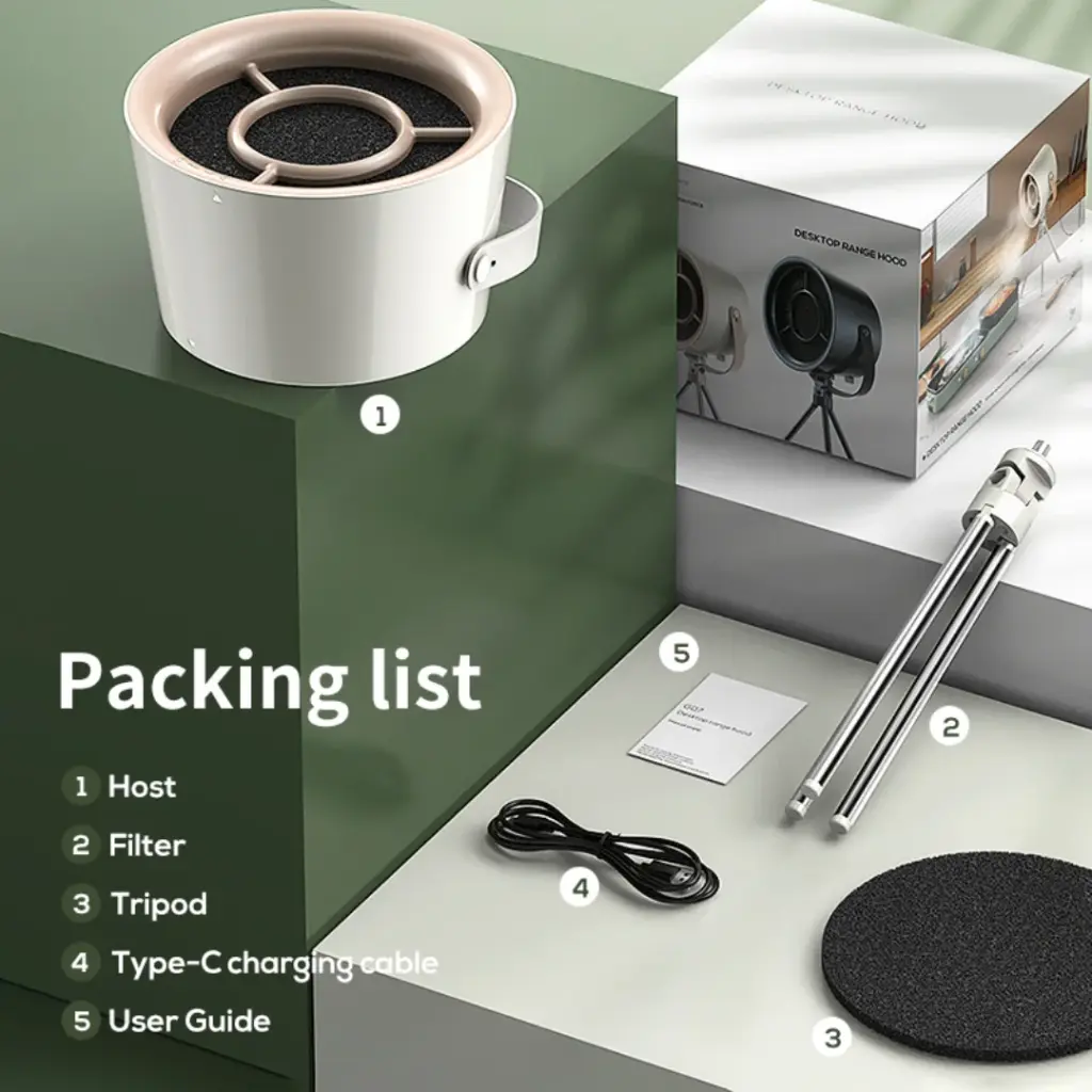 PORODO PORTABLE EXHAUST FAN BEIGE PD-LDMPMSE-BG thumbnail 13