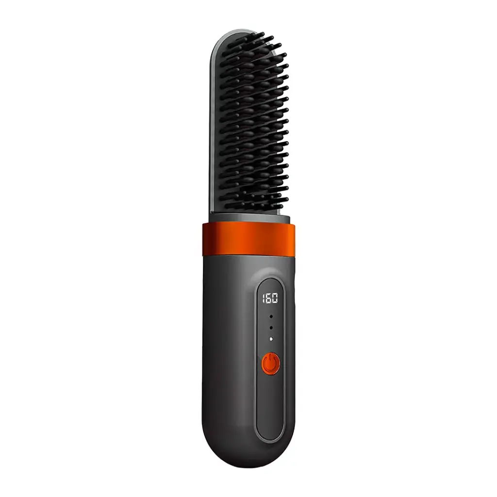 PORODO LIFESTYLE PORTABLE HEATED STYLING BRUSH BLACK PD-LFST142-BK thumbnail 6