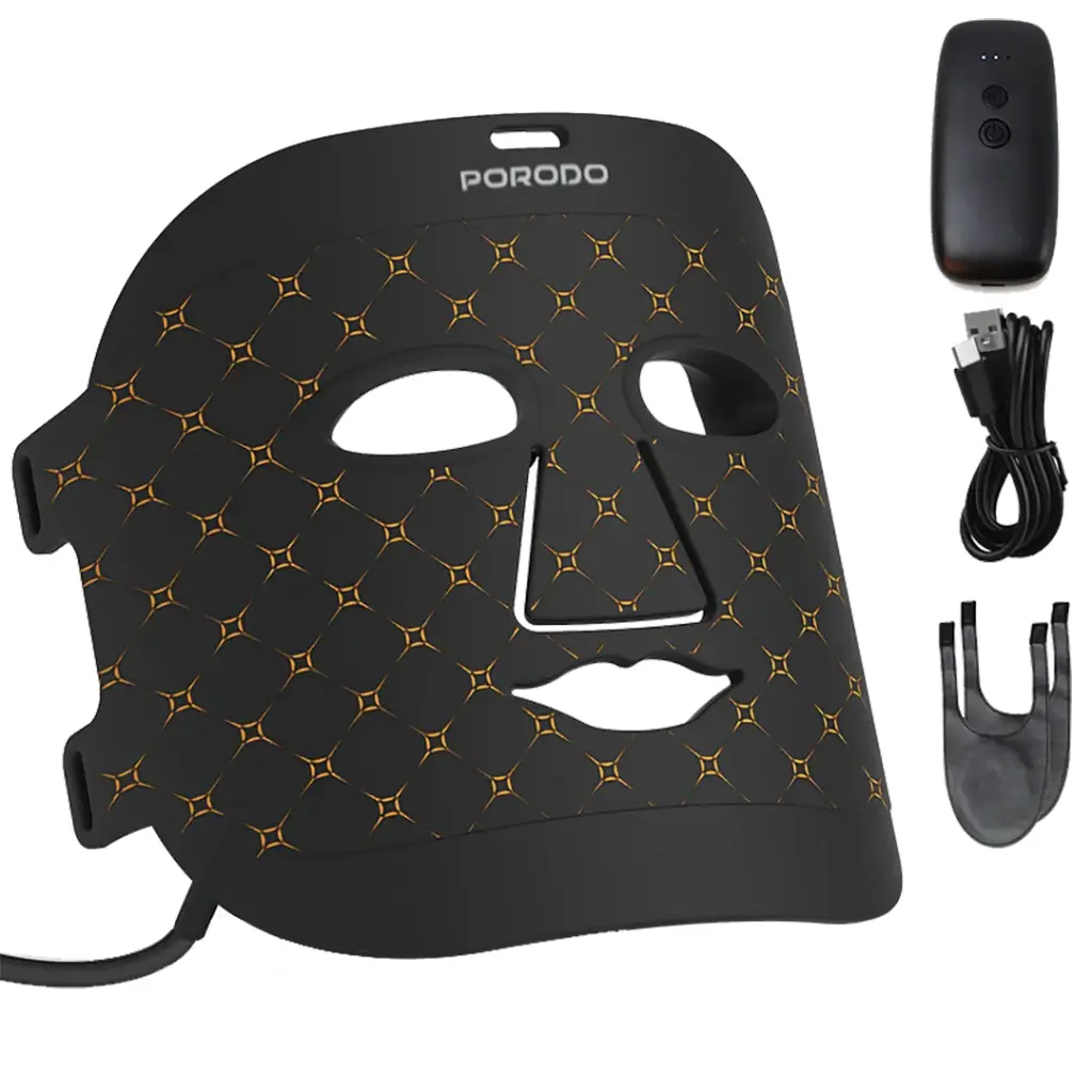 PORODO LIFESTYLE RED LIGHT THERAPY FACE MASK BLACK PD-LFST099-BK thumbnail 15