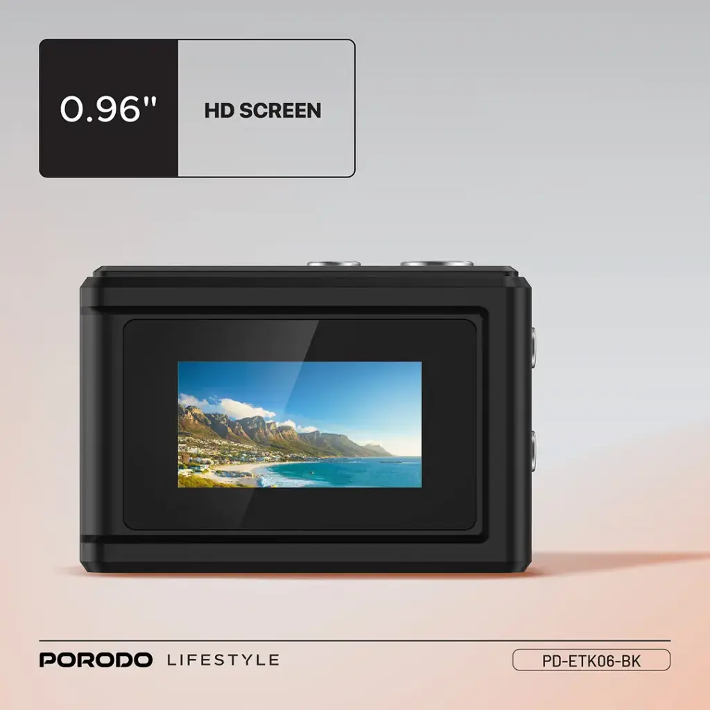 PORODO LIFESTYLE SNAP AND GO MINI DIGITAL CAMERA BLACK PD-ETK06-BK thumbnail 13