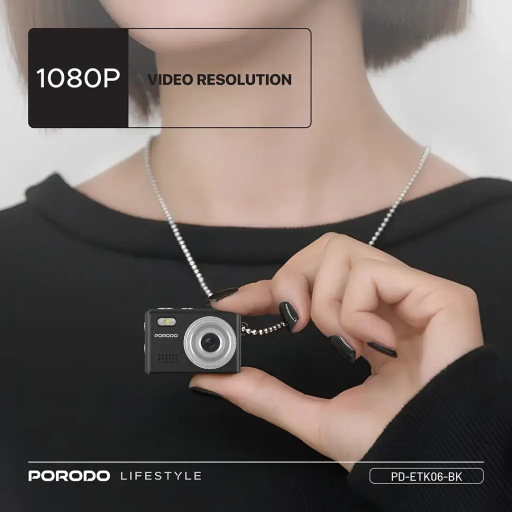 PORODO LIFESTYLE SNAP AND GO MINI DIGITAL CAMERA BLACK PD-ETK06-BK thumbnail 10