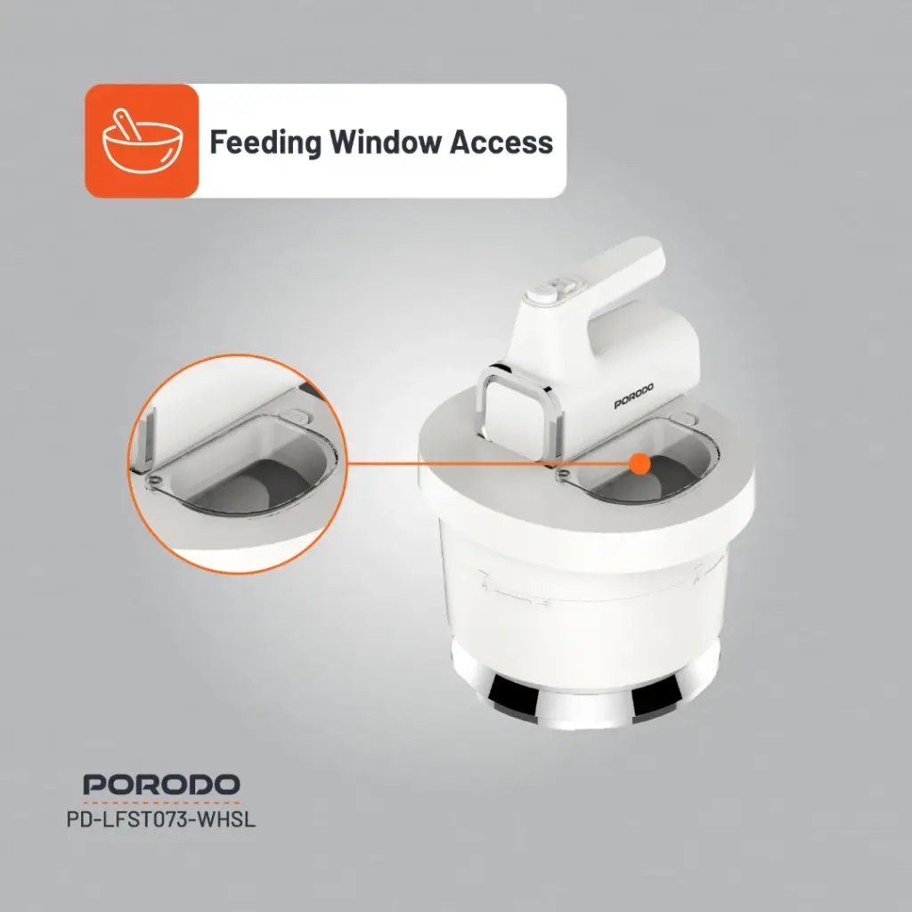 PORODO LIFESTYLE SPILL PROOF DUAL MODE MIXER WHITE SILVER PD-LFST073-WHSL thumbnail 20