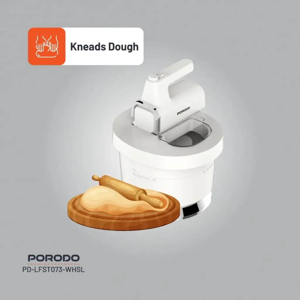 PORODO LIFESTYLE SPILL PROOF DUAL MODE MIXER WHITE SILVER PD-LFST073-WHSL thumbnail 19