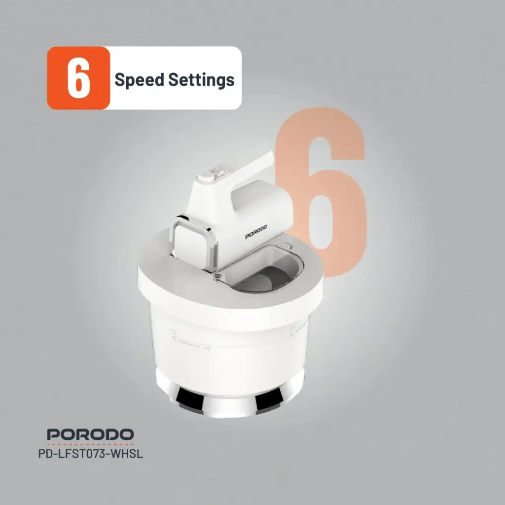 PORODO LIFESTYLE SPILL PROOF DUAL MODE MIXER WHITE SILVER PD-LFST073-WHSL thumbnail 15