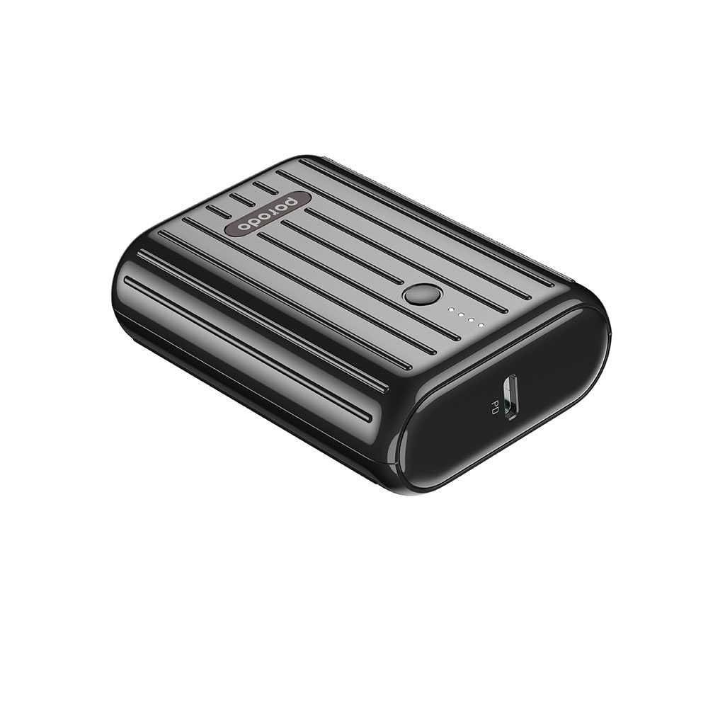 PORODO ULTRA COMPACT PD AND QC 10000MAH POWER BANK PD-PBFCH001-BK thumbnail 5