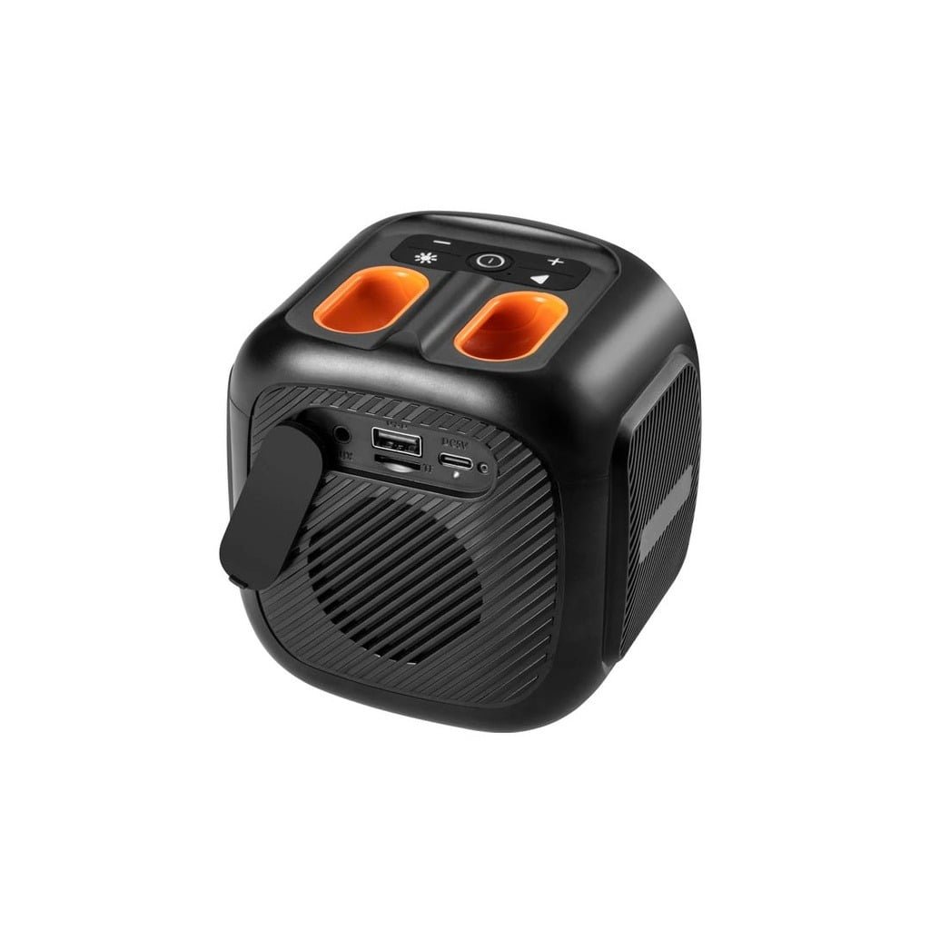 PORODO SOUNDTEC PORTABLE FLASH SPEAKER 16W BLACK PD-STRGBS-BK thumbnail 4