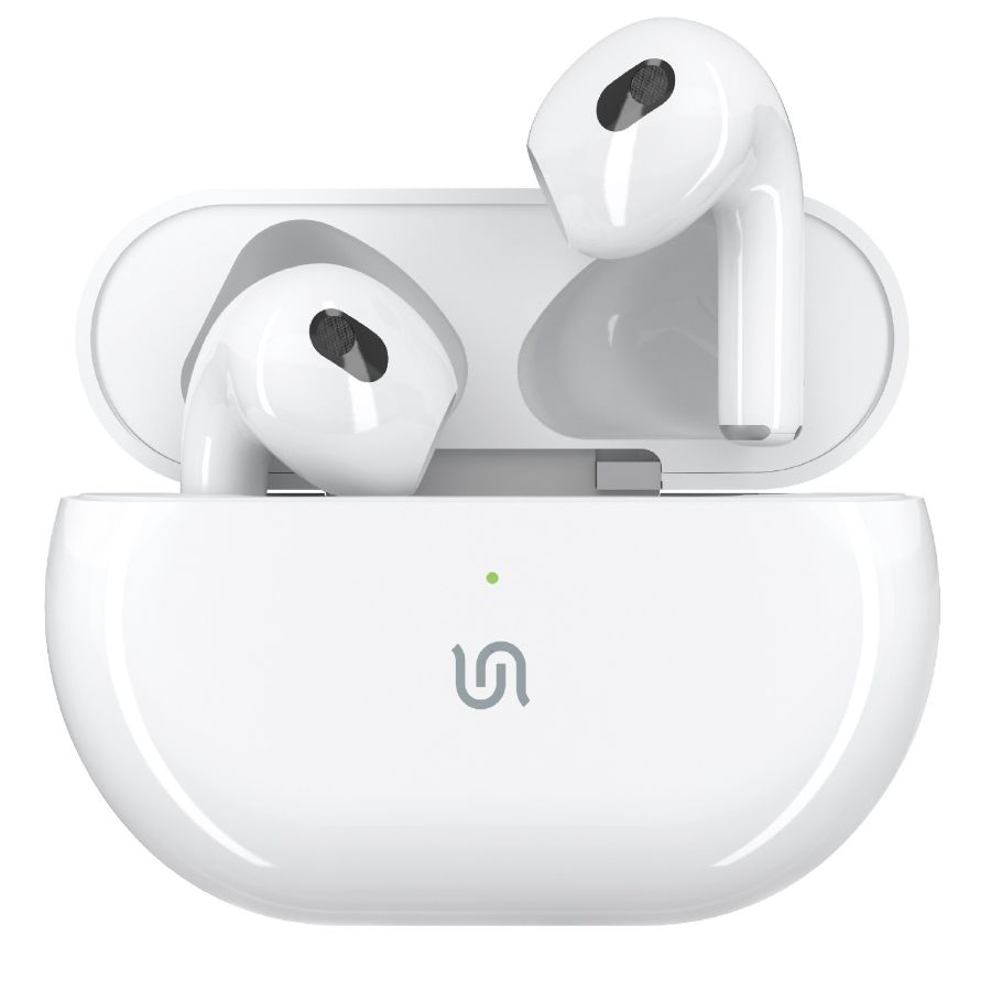 PORODO SOUNDTEC ULTRAFIT TWS WIRELESS EARBUDS ERGONOMIC IN EAR DESIGN WHITE PDSTARBWH
