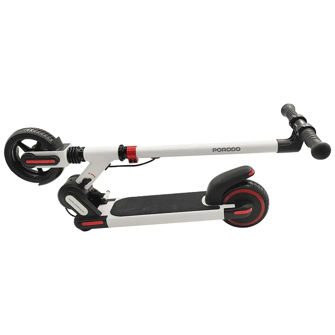 PORODO VIM KIDS ELECTRIC SCOOTER 150W 5-8KM WHITE PDLFSTJL019WH thumbnail 6