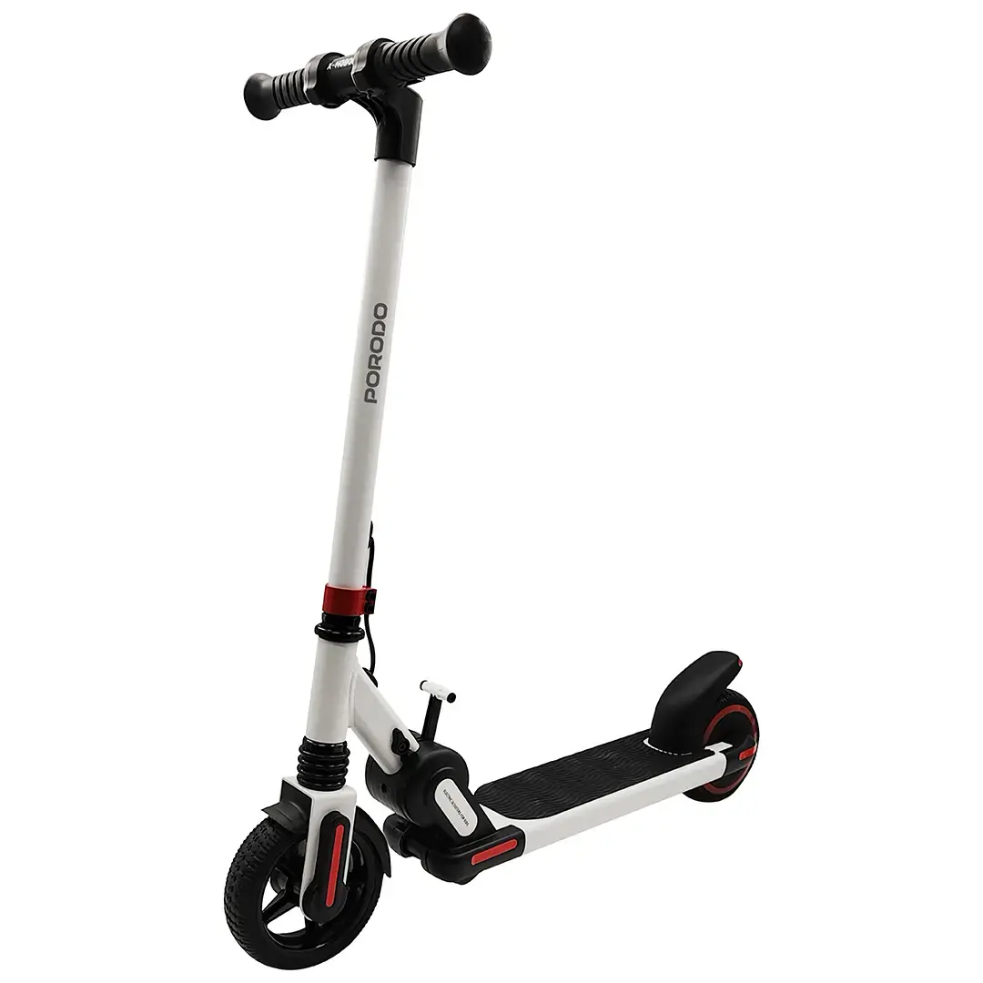 PORODO VIM KIDS ELECTRIC SCOOTER 150W 5-8KM WHITE PDLFSTJL019WH thumbnail 5