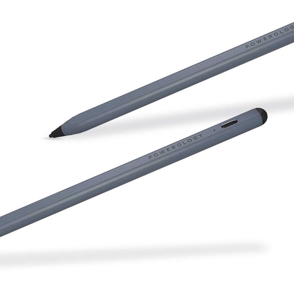 POWEROLOGY UNIVERSAL 2 IN 1 SMART PENCIL GRAY thumbnail 3