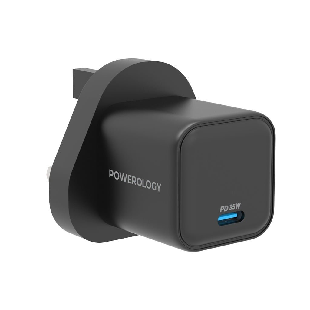 POWEROLOGY ULTRA QUICK GAN CHARGER 35W BLACK P35WSPCUK thumbnail 4