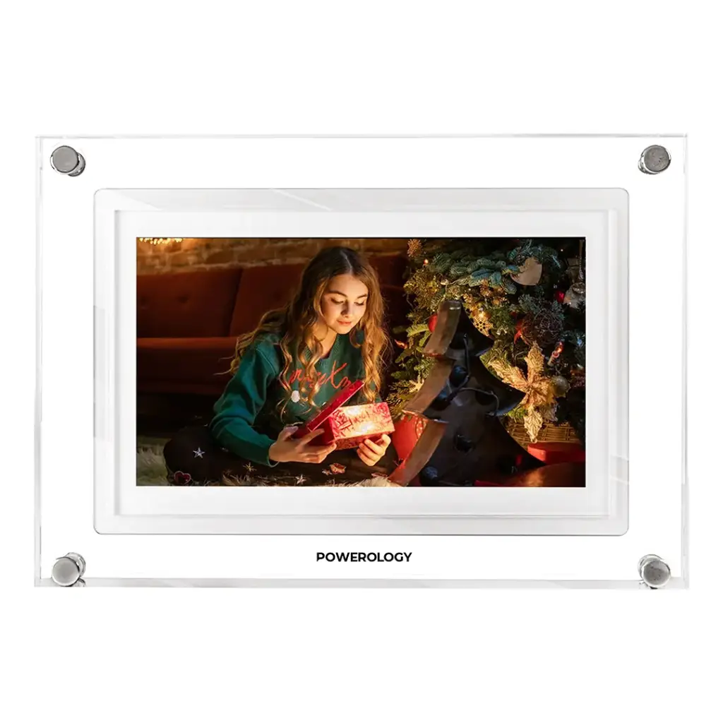 POWEROLOGY 7 INCH WIFI DIGITAL PHOTO FRAME WHITE PSM019WH thumbnail 6