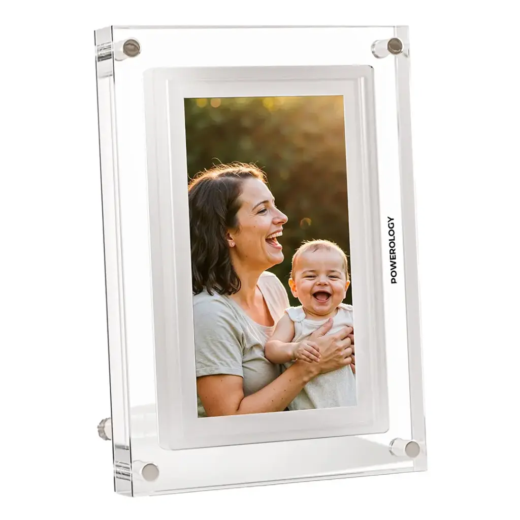 POWEROLOGY 7 INCH WIFI DIGITAL PHOTO FRAME WHITE PSM019WH thumbnail 5