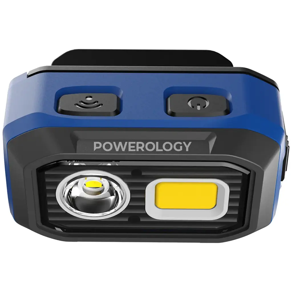 POWEROLOGY BRIGHT VISION RECHARGEABLE LED HEAD LAMP BLACK PWZF6578BK thumbnail 6