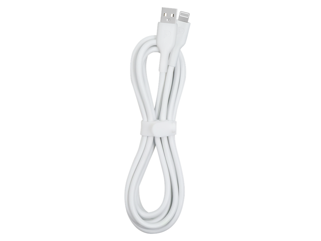 POWEROLOGY USB A TO LIGHTNING FAST CHARGING CABLE 1.2M WHITE PWATL1M-WH thumbnail 4