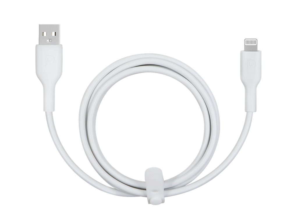 POWEROLOGY USB A TO LIGHTNING FAST CHARGING CABLE 1.2M WHITE PWATL1M-WH thumbnail 5