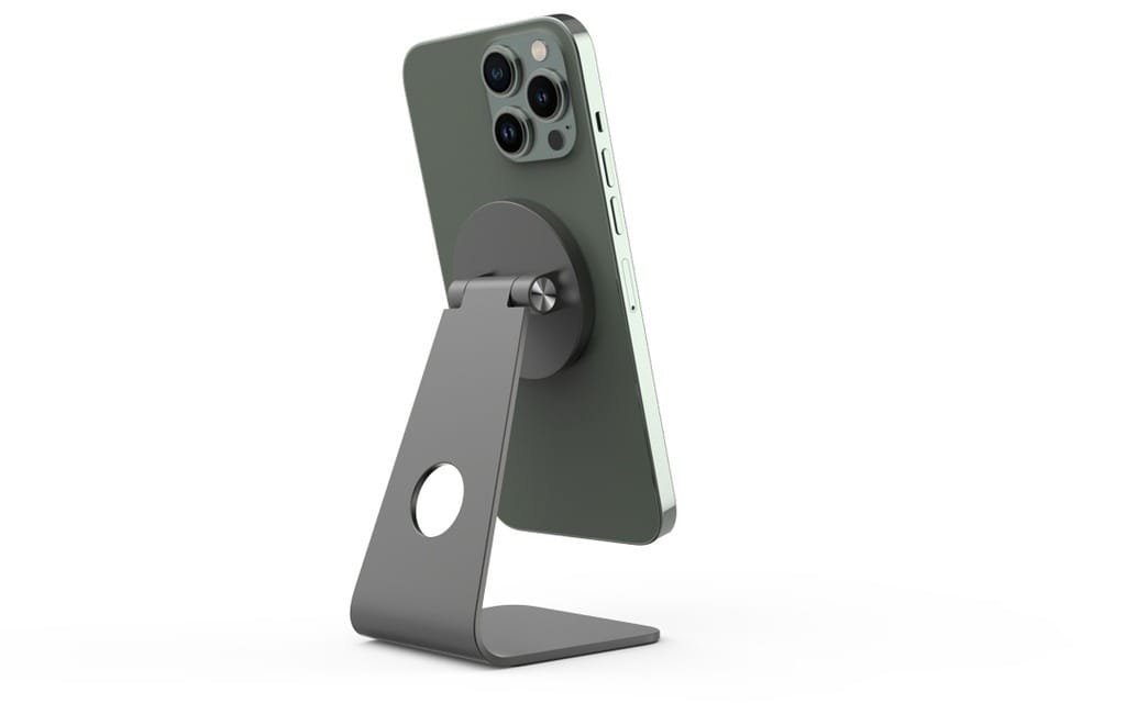 POWEROLOGY ALUMINUM MAGSAFE 90° STYLISH MOUNT PHONE HOLDER GRAY PMDPHAGY thumbnail 17
