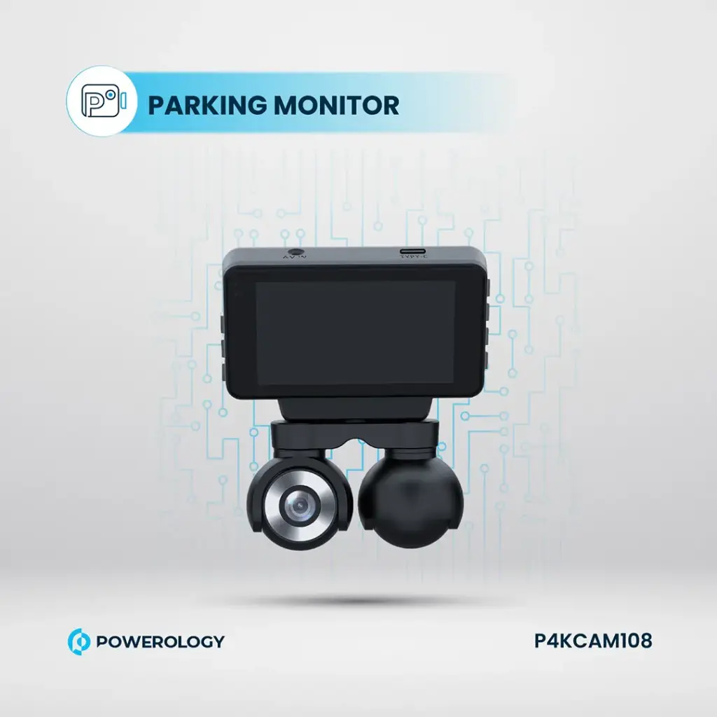 POWEROLOGY 4K DUAL LENS DASH CAMERA BLACK P4KCAM108 thumbnail 8