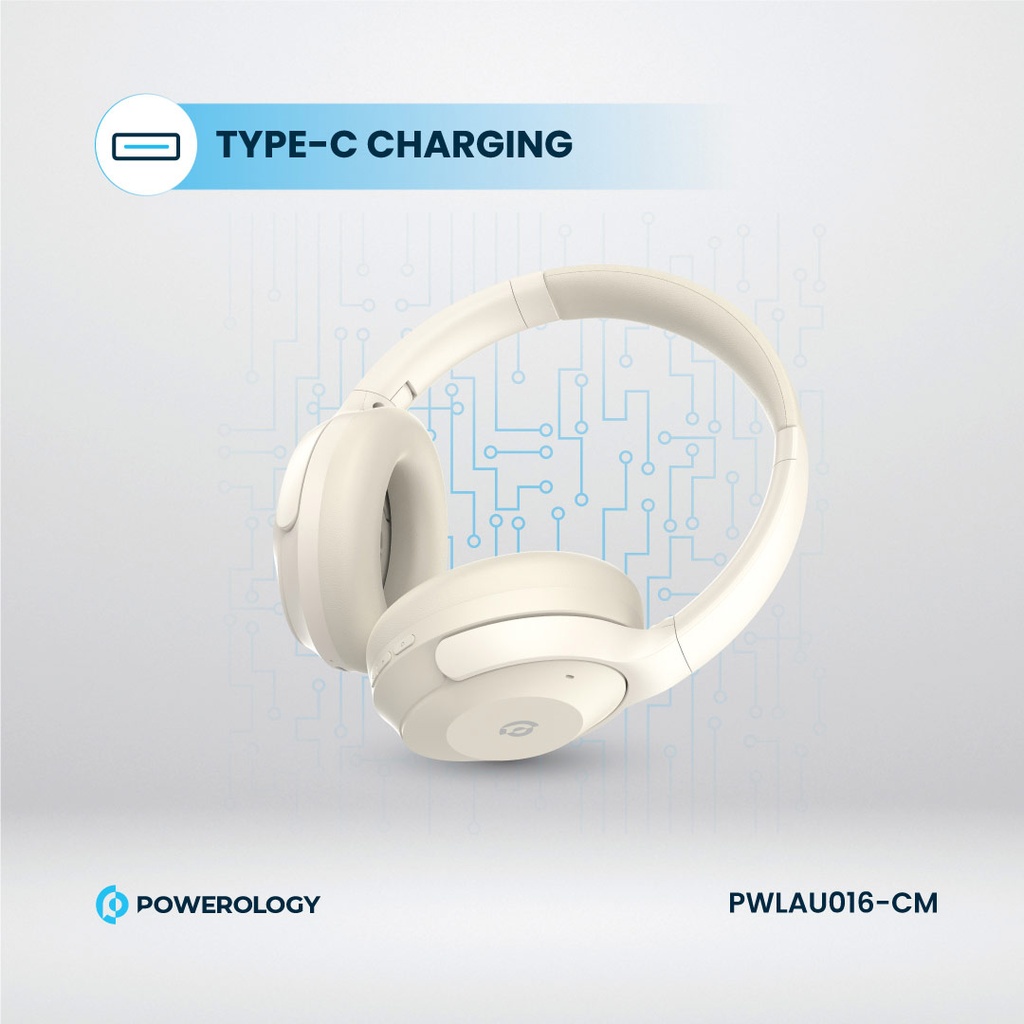 POWEROLOGY HYBRID ANC HEADPHONE CREAM PWLAU016-CM thumbnail 5