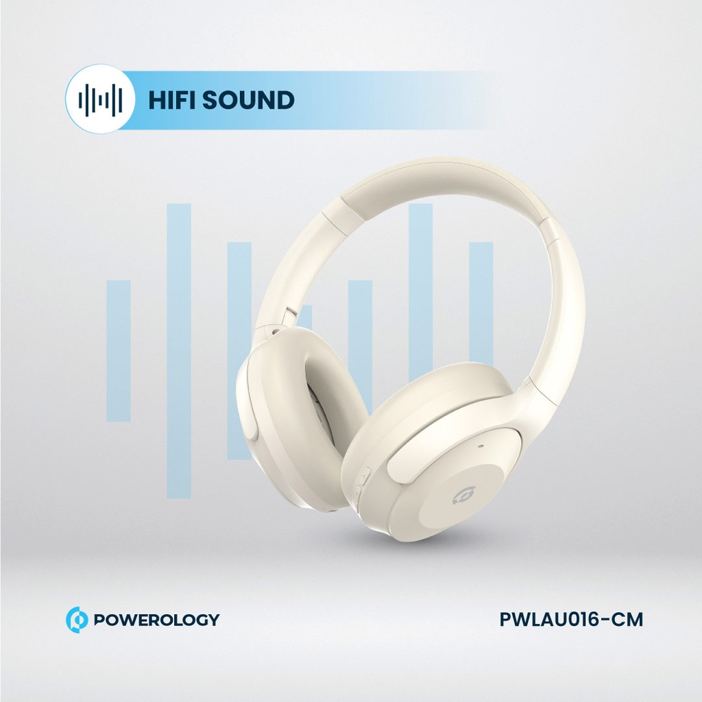 POWEROLOGY HYBRID ANC HEADPHONE CREAM PWLAU016-CM thumbnail 6