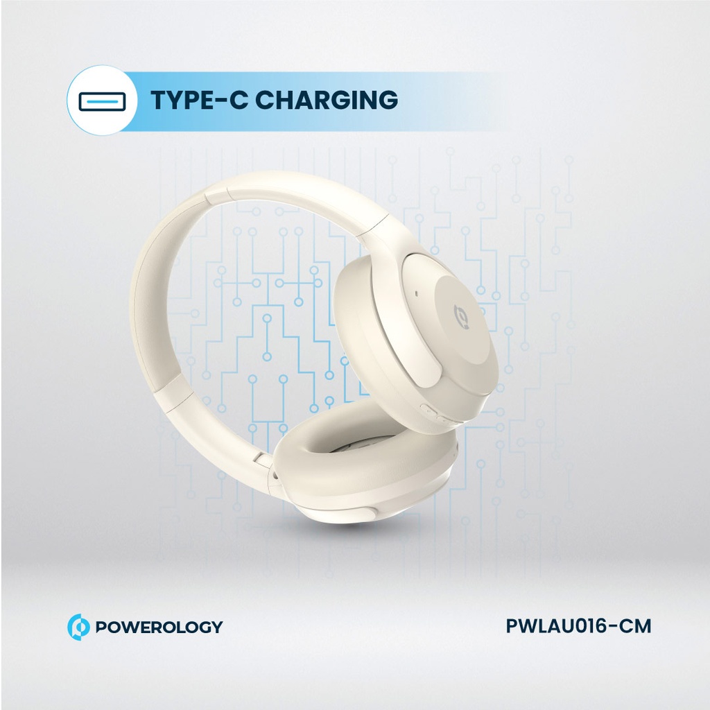 POWEROLOGY HYBRID ANC HEADPHONE CREAM PWLAU016-CM thumbnail 11