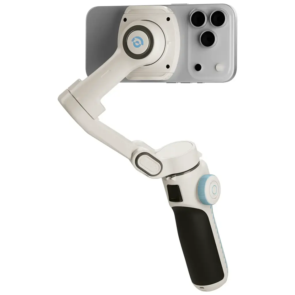 POWEROLOGY MAGWAVE 3-AXIS MAGNETIC SMART PHONE GIMBAL WHITE PWSMP2WH thumbnail 4