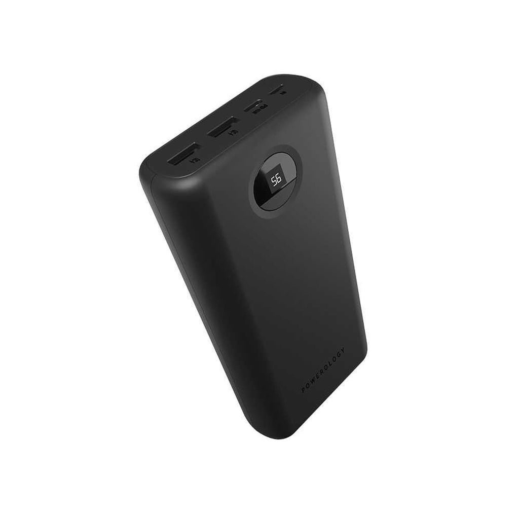 POWEROLOGY POWERBANK 30000MAH PD 45W BLACK PPBCHA07-BK thumbnail 5