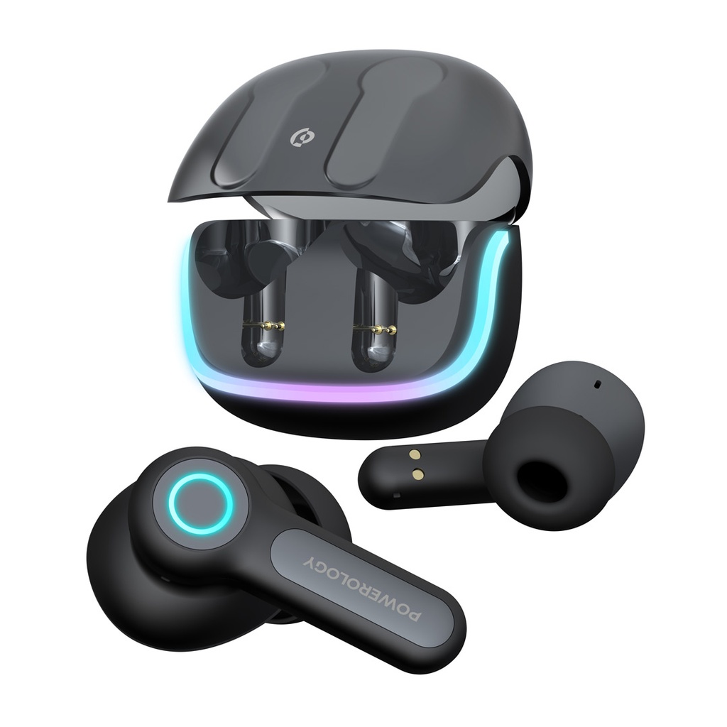 POWEROLOGY QUAD ENC TRUE WIRELESS BUDS BLACK PWLAU005BK thumbnail 13