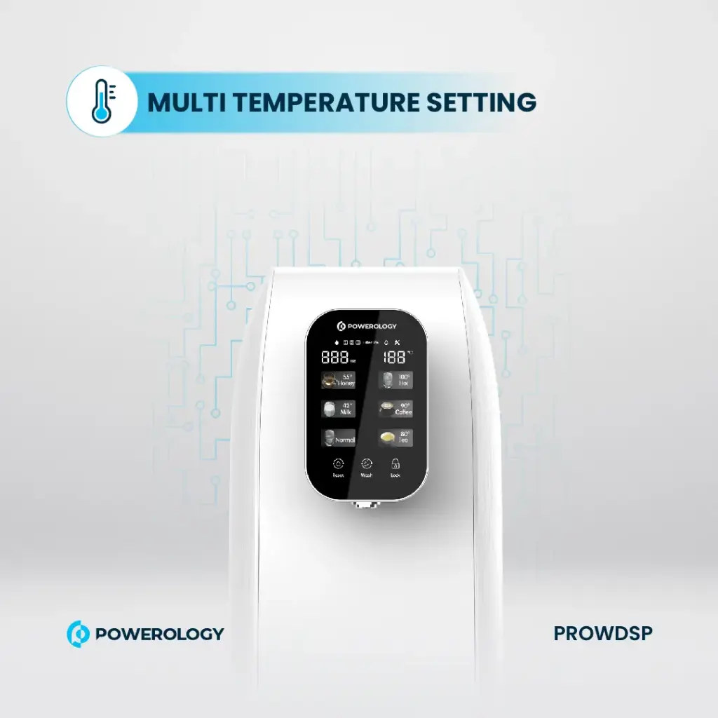 POWEROLOGY REVERSE OSMOSIS WATER PURIFIER AND DISPENSER WHITE PROWDSP thumbnail 13