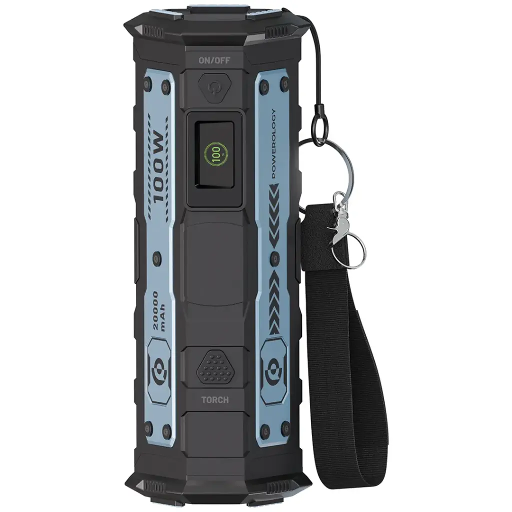 POWEROLOGY TORCHPOWER 20000MAH POWER BANK BUILT IN FLASHLIGHT BLACK PPBCHA91BK thumbnail 6